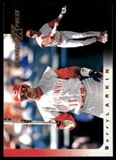 Barry Larkin 1997 Pinnacle X-Press #31 Reds MLB READ FREE SHIPPING AutographDen