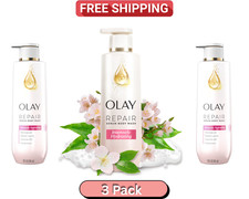 3 Pack Olay Nourishing Body Wash for Women, Hyaluronic Acid, 20 fl oz Free Ship