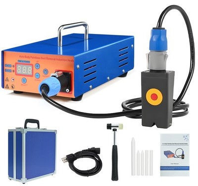 RQG Car Paintless Dent Removal PDR Kit, 1.38KW Auto Body Tool...