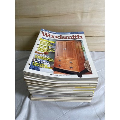 Woodsmith Magazine Lot of 30 Woodworking Project Plans Techniques Table Saw Tips