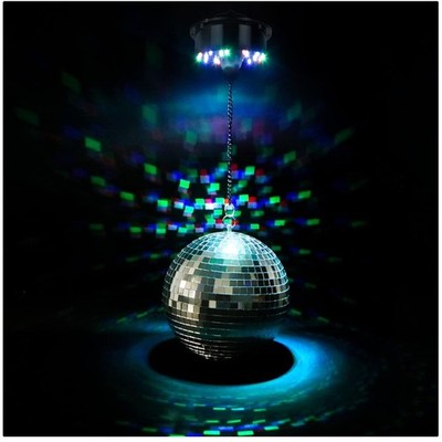 Battery Powered Disco Ball with Lights