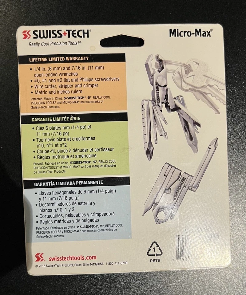 Swiss+Tech Micro Max 19 en 1 Llaves Destornilladores Multiherramienta Inoxidable Foto 4 de 4