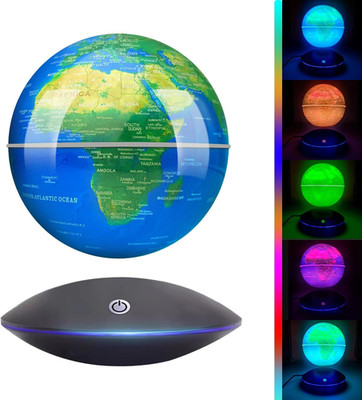 Magnetic Levitating Floating Globe with LED Light, 16 Colors Cool Tech Gadgets G