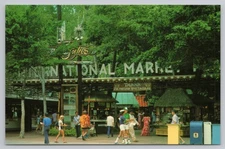 International Market Place Waikiki Hawaii Chrome Polynesian Tiki USPS Box