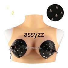 Nipple Clamps Spiked Breast Binder Bra Harness Chest Straps BDSM For Couple