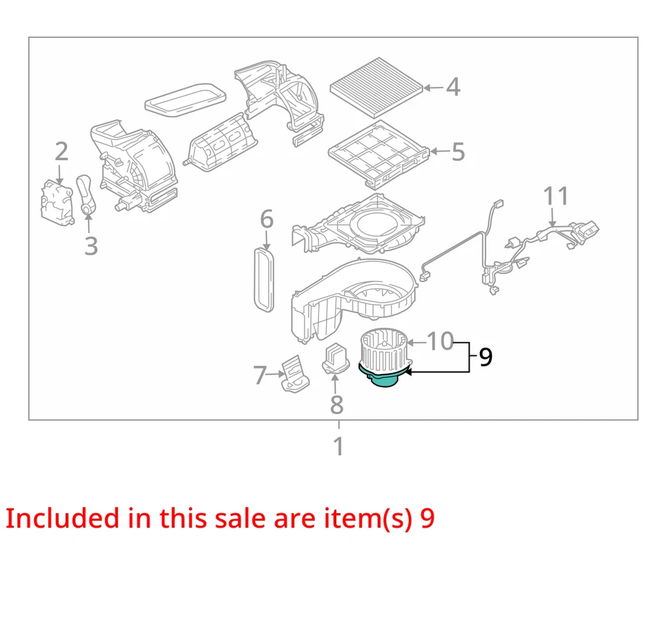Hyundai Tucson 2006 calefacción aire acondicionado motor fabricante de equipos originales 134 k millas - LKQ428553105 Foto 4 de 4