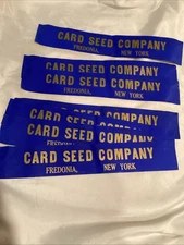 Antique Card Seed Co. Fredonia, NY 1910 Wood Box Store Display labels - 7