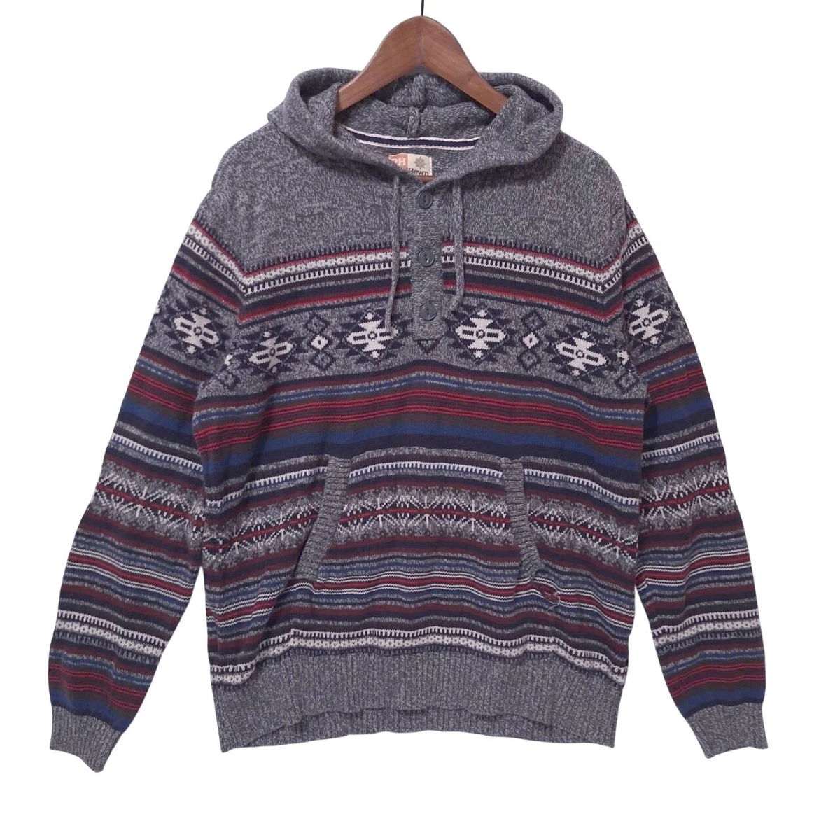 French Connection Sweat-shirts à Capuche Homme, Pacquet Double, Noir/khaki
