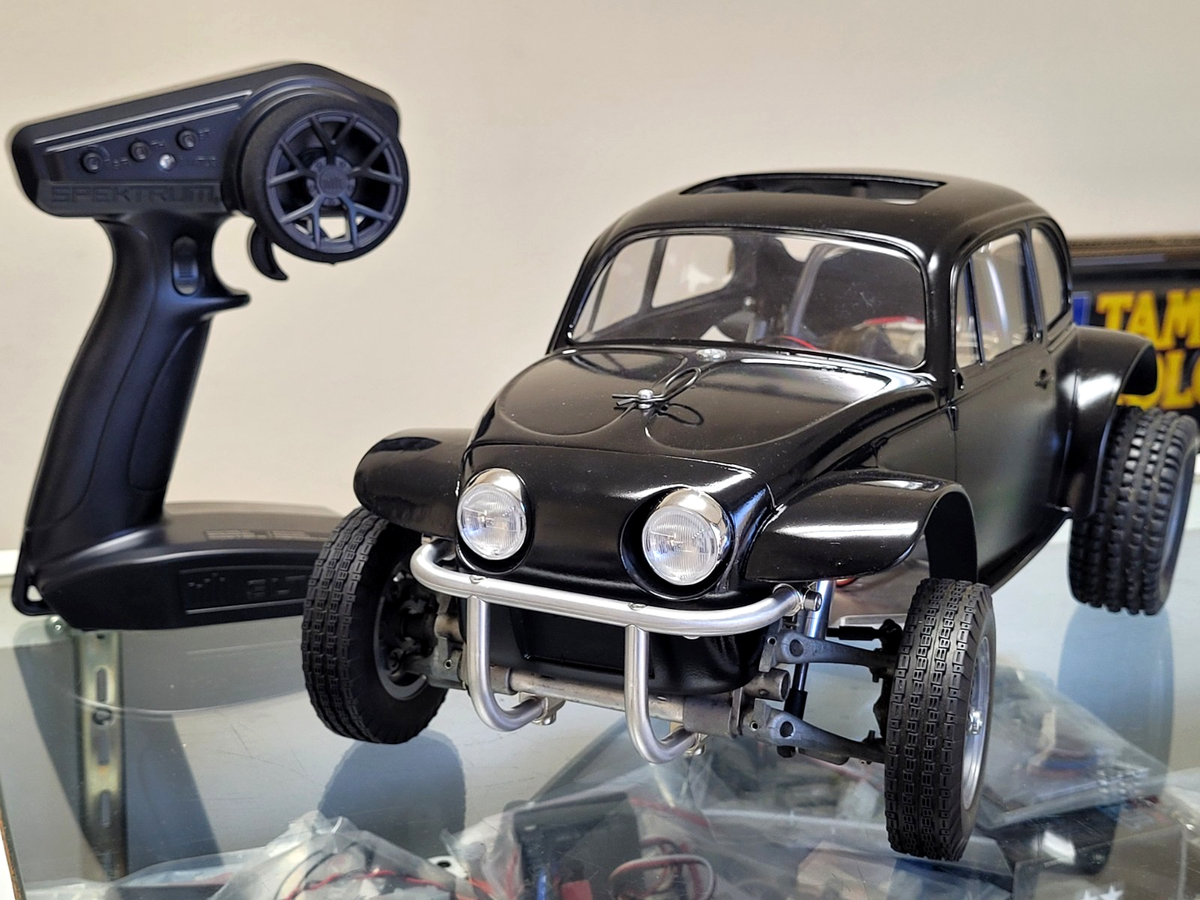 Custom Tamiya 1/10 R/C Sand Scorcher Buggy + Aluminum Upgrade Part