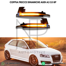 ✅ COPPIA FRECCE SPECCHIETTI LED DINAMICHE AUDI A3 8P 2008-2013  ✅