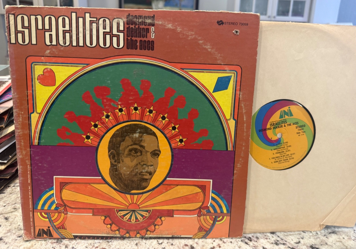 DESMOND DEKKER & THE ACES ~ ISRAELITES 1969 UNI PRESS ~ NICE VG+