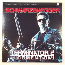 Terminator 2 Judgement Day, Widescreen Laserdisc 2-discs VG Schwarzenegger
