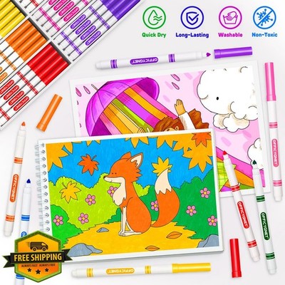 Officygnet 256 Washable Markers 16 Colors Bulk School Art