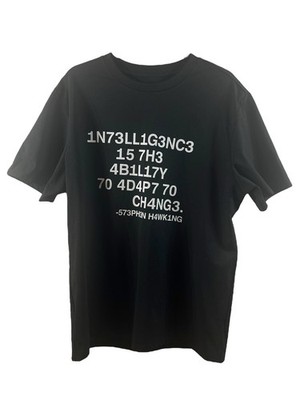 Intelligence Is The Ability To Adapt To Change Stephen Hawking Quote T-Shirt XL