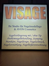 Leuchtkasten 50/ 50/10 cm, schwarzer Rahmen, 2 x 15 Watt