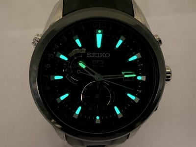 SEIKO ASTRON GPS Radio Wave Solar Men's Watch Stainless Steel
