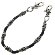 Chrome Hearts Otc Cltc Roller 2 Clip Celtic Roller Link Wallet Chain Silve Kox44