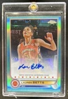 2022-23 Topps Chrome McDonald's Lauren Betts Auto Autograph Aqua Refractor #/99