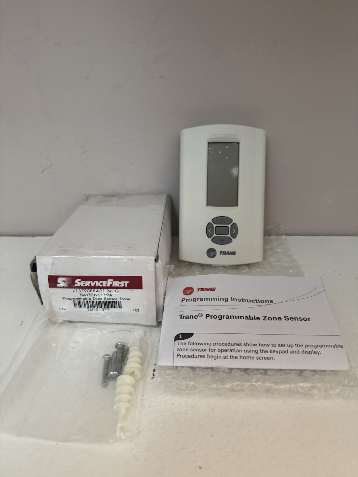 Trane Servicefirst X13790884-01 Rev.d Wired Display Sensor Seno1577