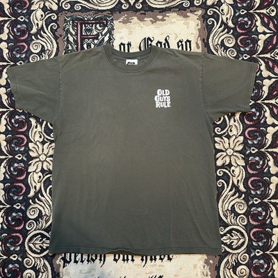 Vintage Old Guys Rule Lord of the Lawn Graphic T-Shirt OliveGreen Size Large