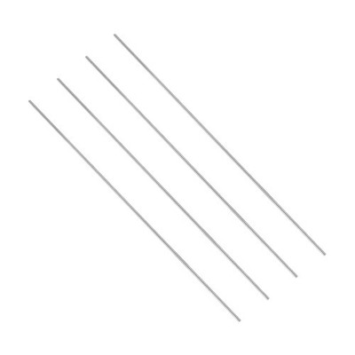 4 pcs 1.5mm Dia 204mm Length GR5 Metal Solid TC4 Titanium Round Bar[0.06 x 8IN]