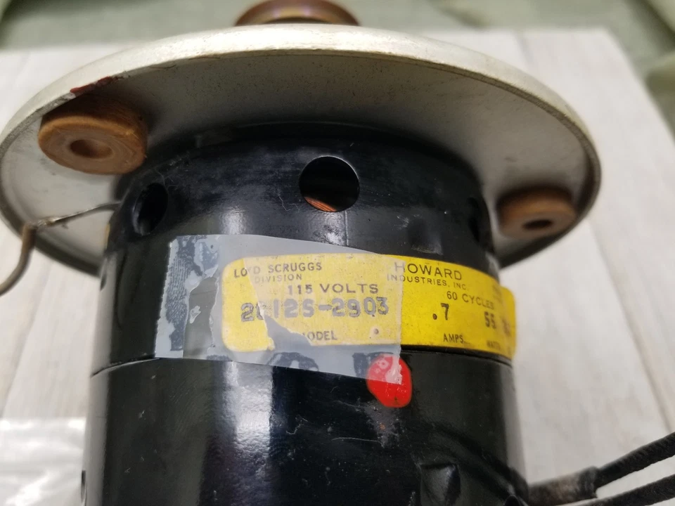 AMPEX Tonbandgerät 28125-2903 Capstan-Motor HOWARD INDUSTRIES Loyd Scruggs