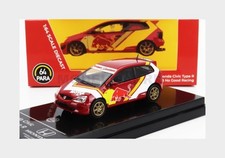 PARAGON-MODELS PA-55350 HONDA - CIVIC TYPE R EP3 RACING 2001 - RED YELLOW - 1/64
