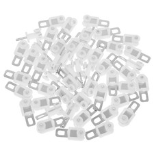 40Pcs Heavy Duty Curtain Pulleys Track Glider Hooks for Tracks Runners