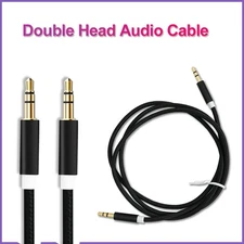 AUX Headphone 3.5mm Cable Male to Male Car Stereo Audio Cord Headphone PC Car