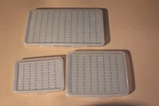 3 SIZES FLY BOX PLACES FOR 349 FLIES,  DENSE FOAM INSIDE BOXES POCKET SIZE TROUT