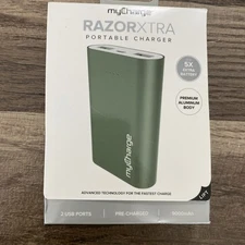 myCharge RAZORXTRA 9000 mAh Portable Battery Charger Power bank, /g