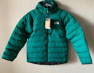 The North Face Jacket Boys Small Reversible Perrito Water Resistant Hoodie Zip L