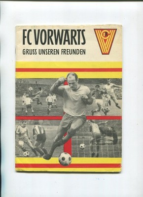 _Book FC Vorwarts sends greetings to our friends GDR/East Germany, 1971