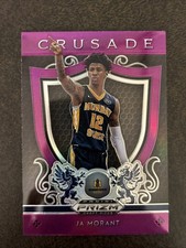 2019-20 Panini Prizm Draft Picks Crusade Ja Morant #11 Purple Prizm