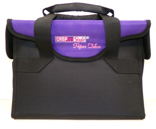 Crop In Style Paper Taker Scrapbooking Paper Organizer Tote Bag With Dividers