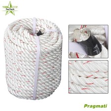 Double Braid Polyester Rope Breaking Strength 2038lbs Strong Pulling 3/4" 120ft