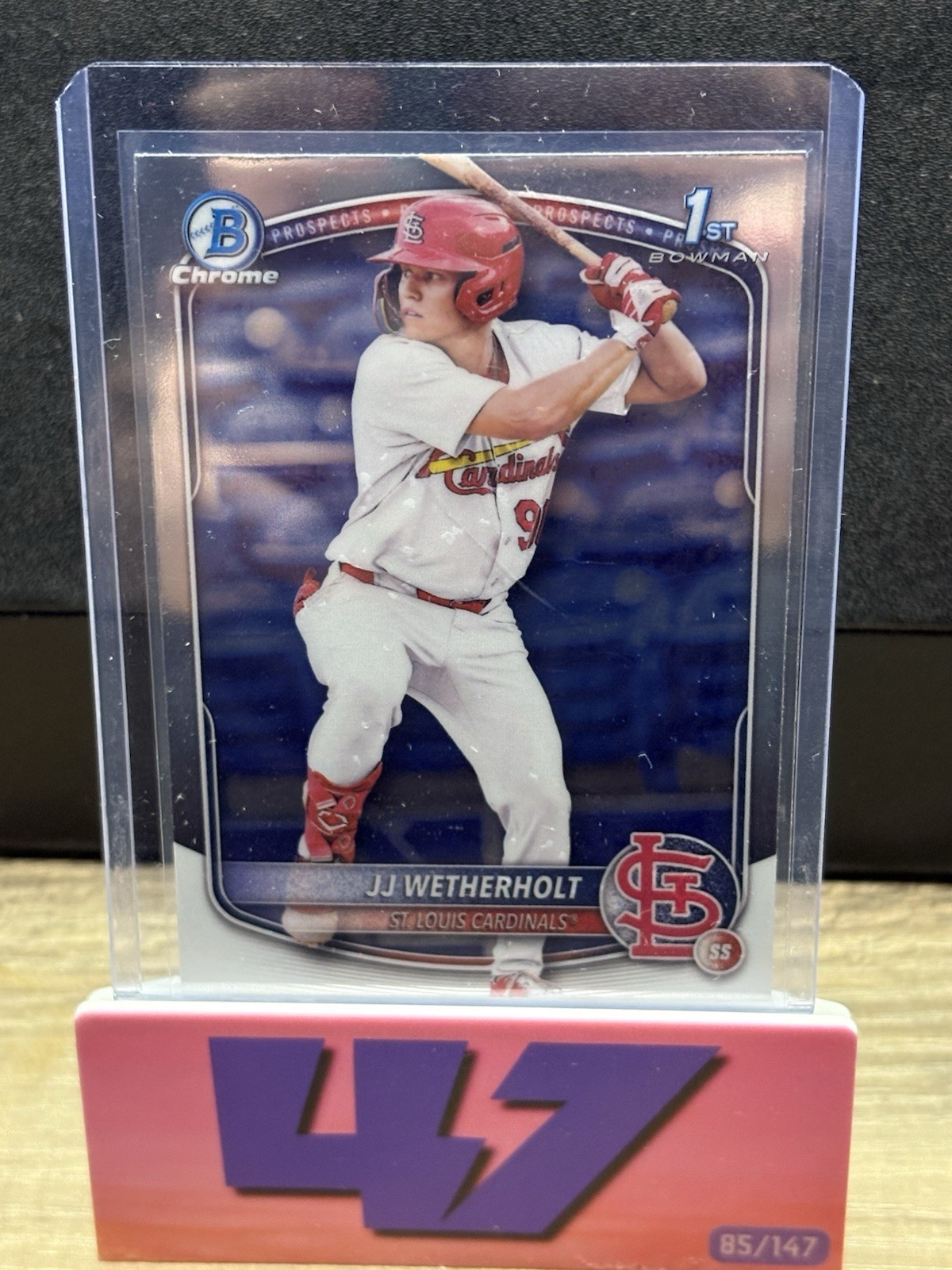 2025 Bowman - Chrome Prospects JJ Wetherholt #BCP-22 (RC)