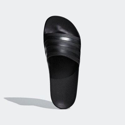Adidas Men s Adilette Aqua Slides Black Shower-Friendly Sandals