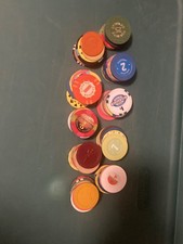 100 Casino Gaming Poker Chips ALL KINDS EUROPEAN AMERICAN FANTASY ADVERTISING 3