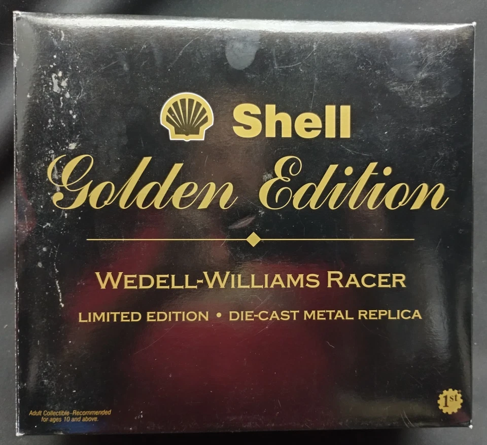 Bonito avión de carreras Wedell-Willims SHELL GOLDEN EDITION fundido a presión: primera marcha Foto 2 de 4