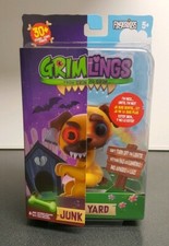 NEW Fingerlings Grimlings JUNK YARD Dog Interactive Pet Eyes Glow WowWee 2019