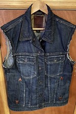 Guess Denim Vest Vintage Mens Size XL