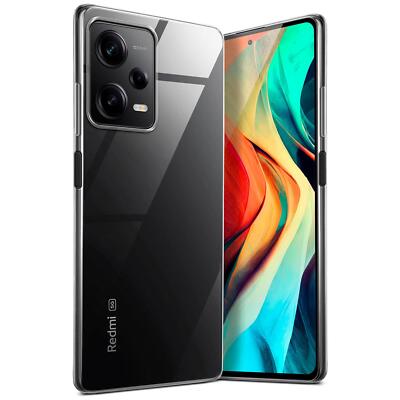 Hülle für Redmi Note 12 Pro Plus 5G Schutzhülle Silikon Case Cover Transparent