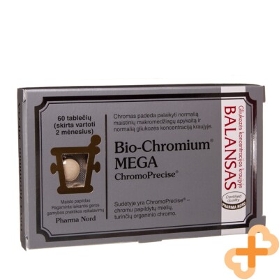PHARMA NORD Bio-Chromium Mega 60 Tabletten Blutzuckerspiegel Unterstützung