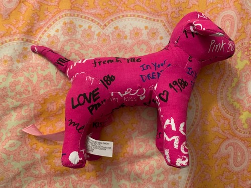 Bolso de Mano Victorias Secret ROSA Pequeño de Compras Metálico Plateado con ROSA Perro - Imagen 4 de 8