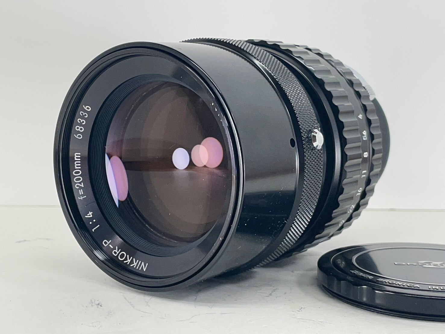 EXC + 5] Nikon Nikkor-p 200mm F/4 Objektiv Für Zenza Bronica 