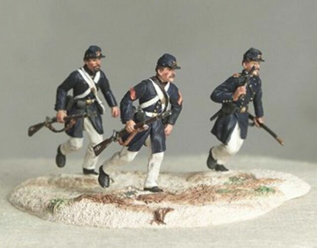 TROIANI HISTORICAL MINIATURES - CIVIL WAR UNITED STATES MARINES - 3 FIGURES MIB