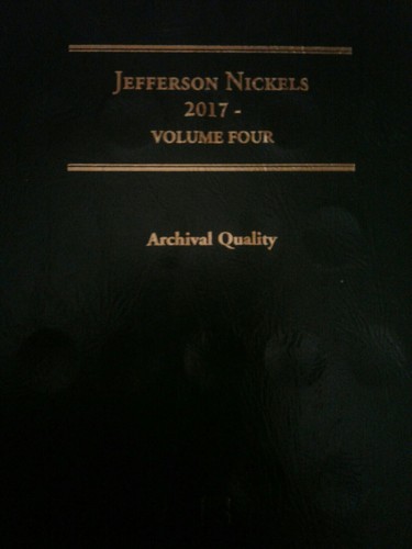 PreOwned US Coin Collection 2017+ Nickels Vol 4 Folder Green Littleton Co.