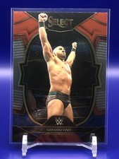 2023 Panini Select WWE #42 Giovanni Vinci Red & Blue Prizms