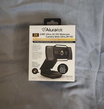 Webcam Aluratek Live Ultra 2k HD Webcam - AWC2KF -